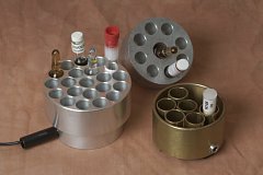 Dit is een opname van alle testwabes die in de praktijk gebruikt worden.